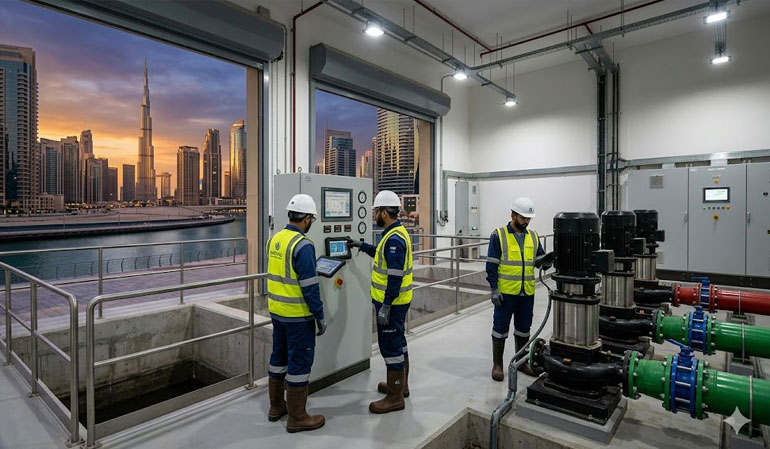 Dubai’s rapid urban expansion depends heavily on efficient wastewater infrastructure. Behind every residential 