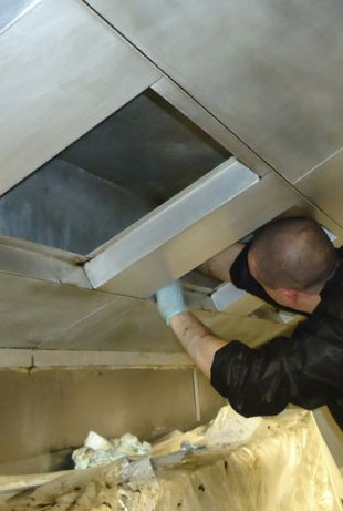 Duct Internal Degreasing